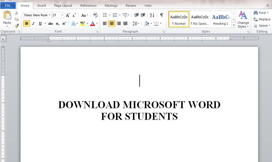 microsoft word for mac college student